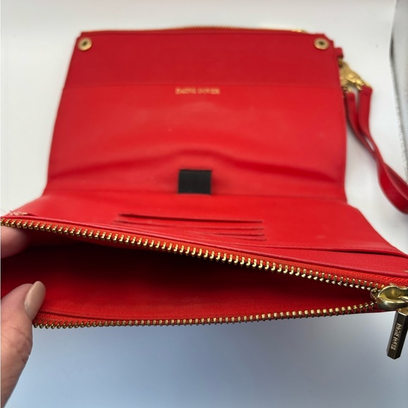 Dagne Dover Vibrant Red Wristlet - Picture 8 of 9
